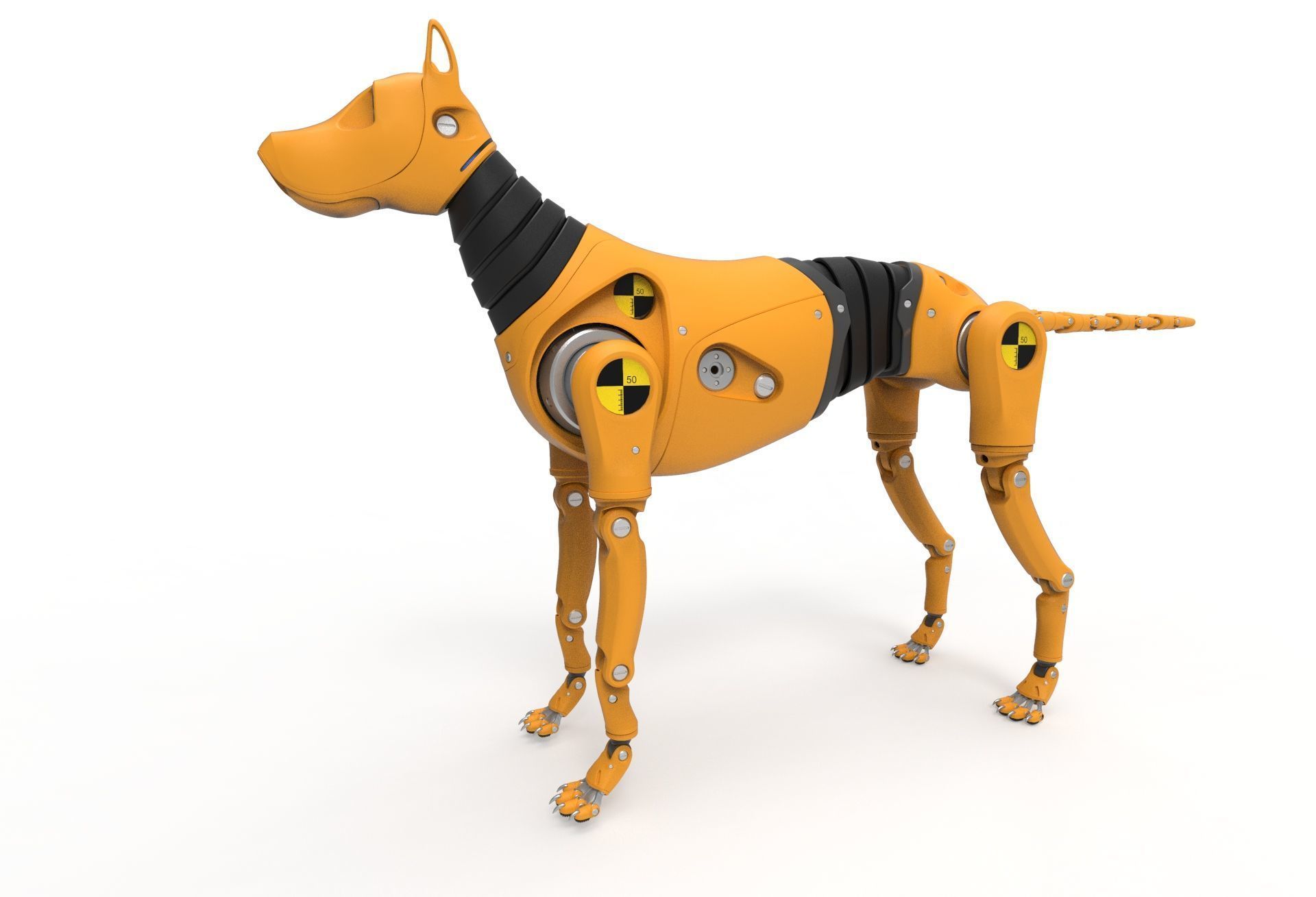 Dummy Robot Dog 3D model_5