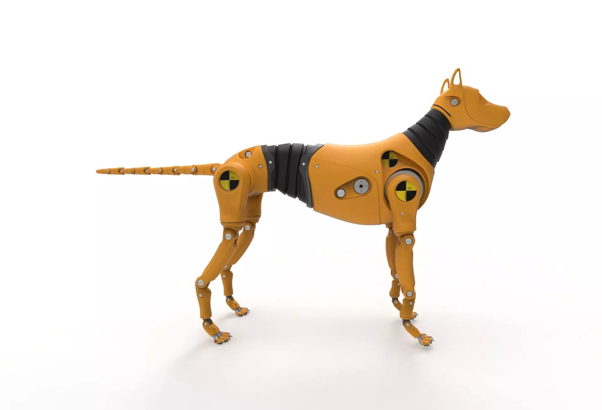 Dummy Robot Dog 3D model_0