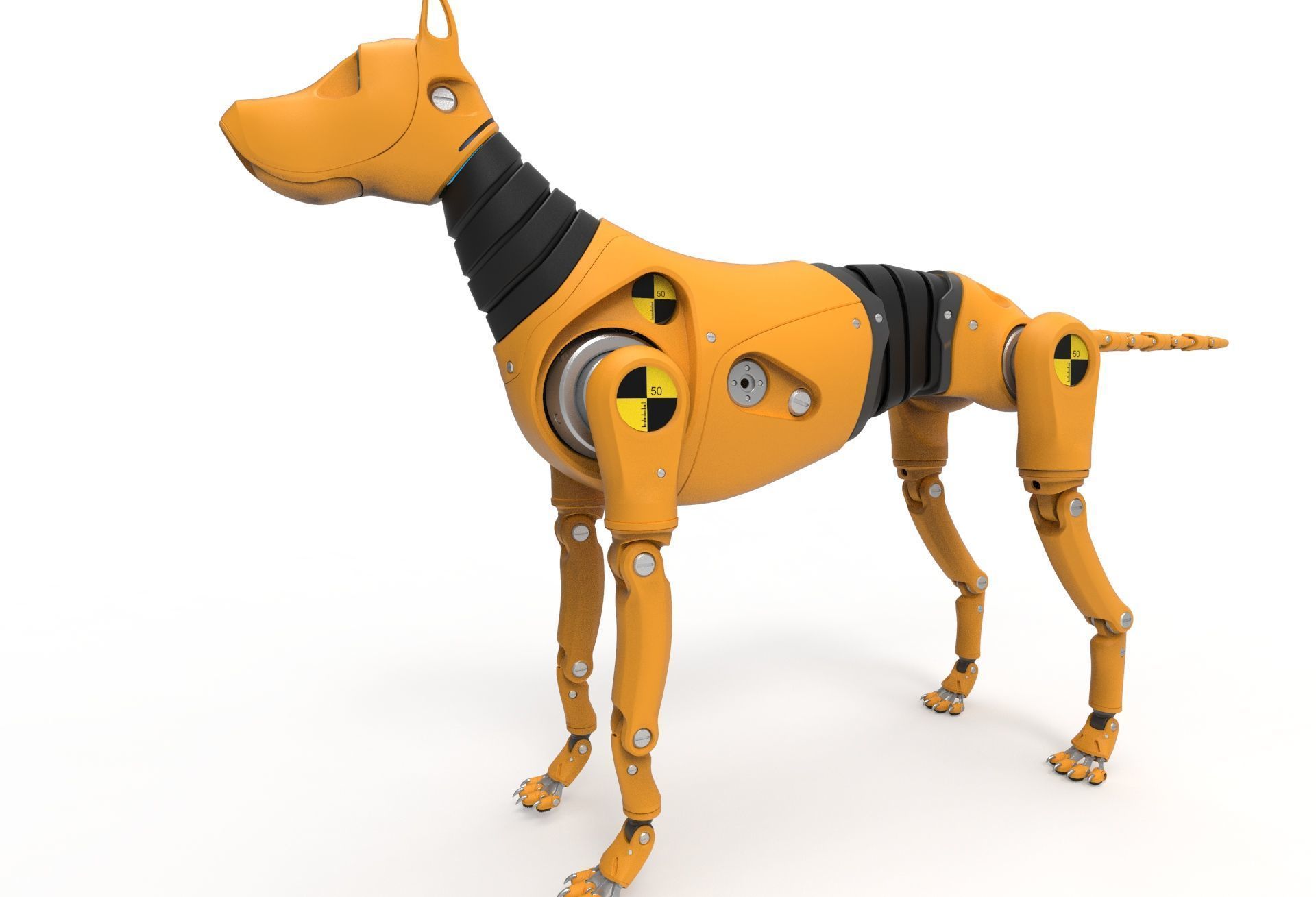 Dummy Robot Dog 3D model_8