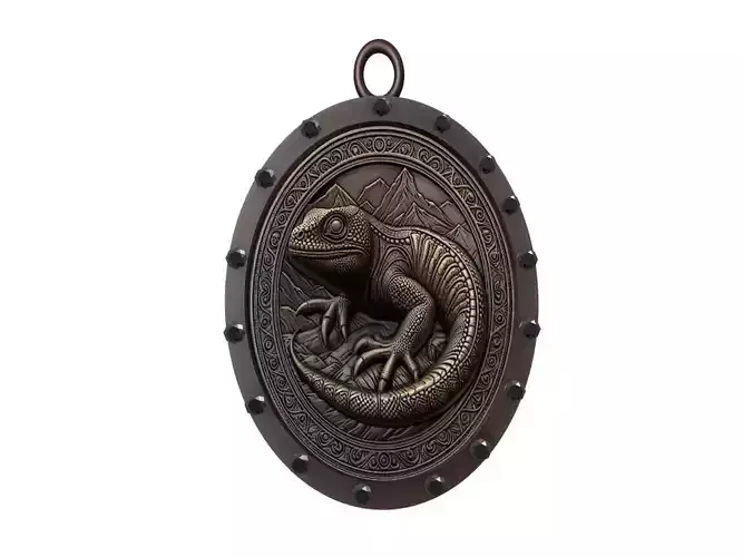 Lizard Animal Pendant