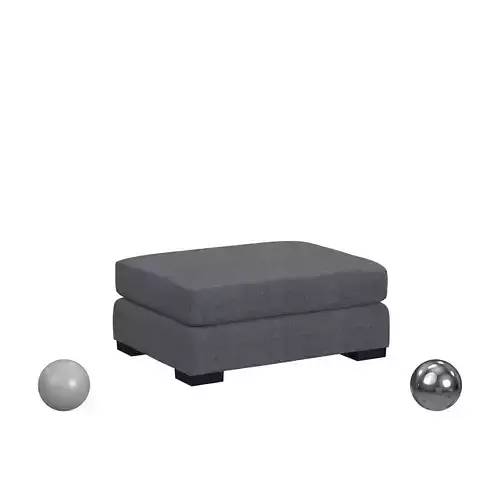 Casual Extra Large Ottoman Otto Collection by Flexsteel 3D model