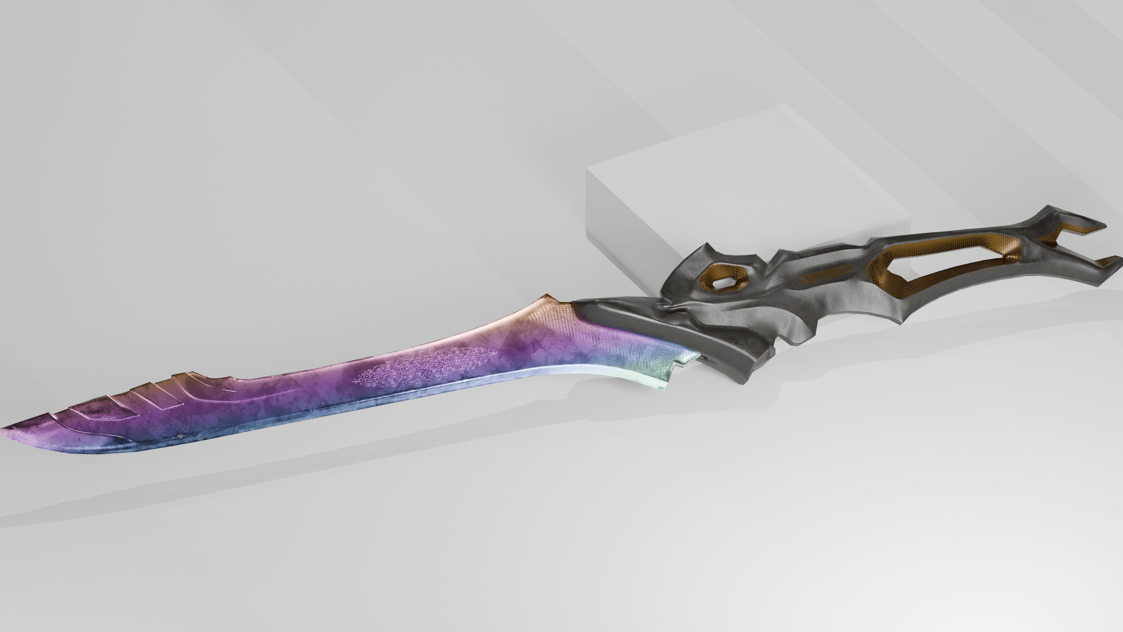 Sloth Sword Free low-poly 3D model_10