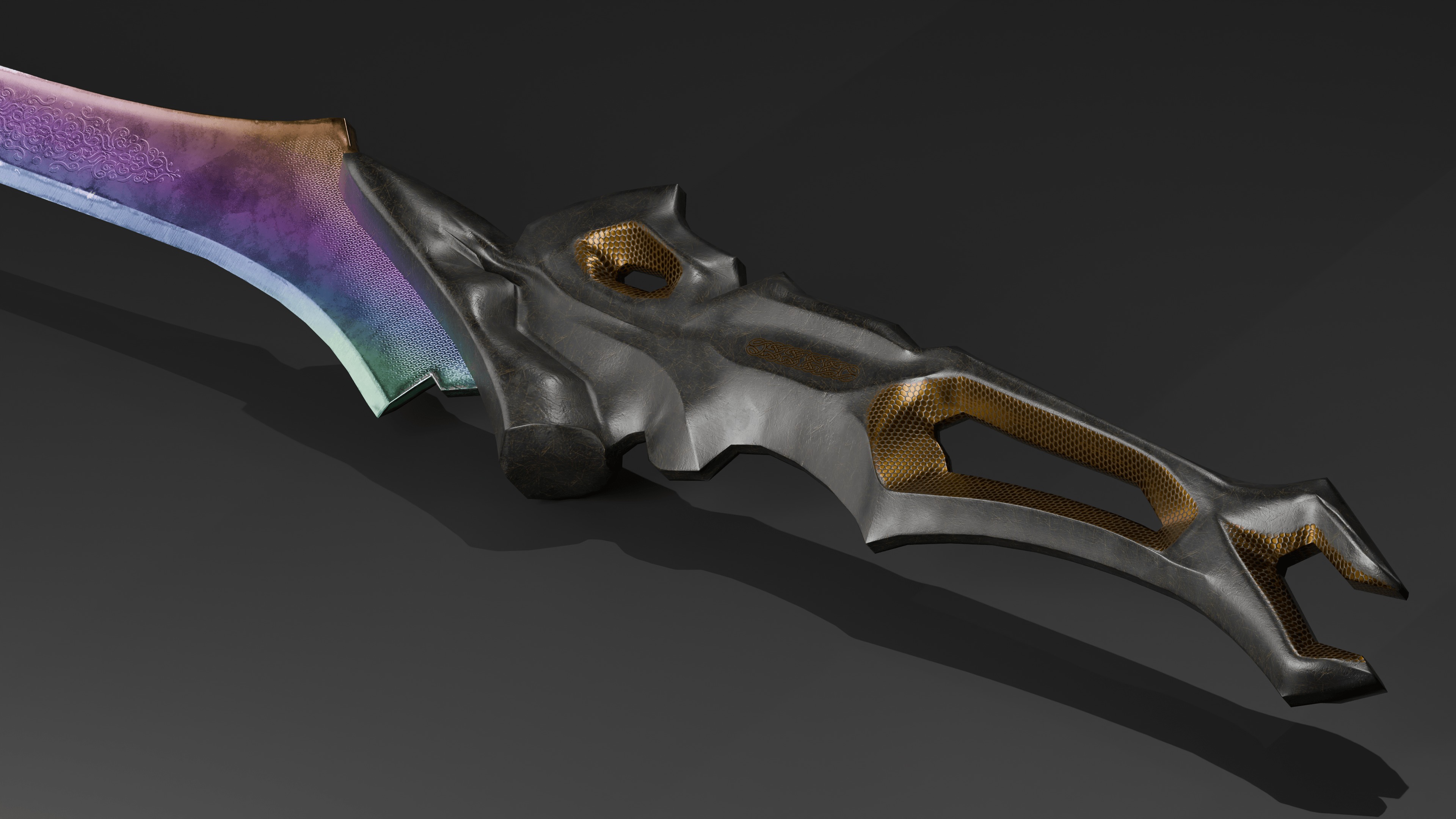 Sloth Sword Free low-poly 3D model_4