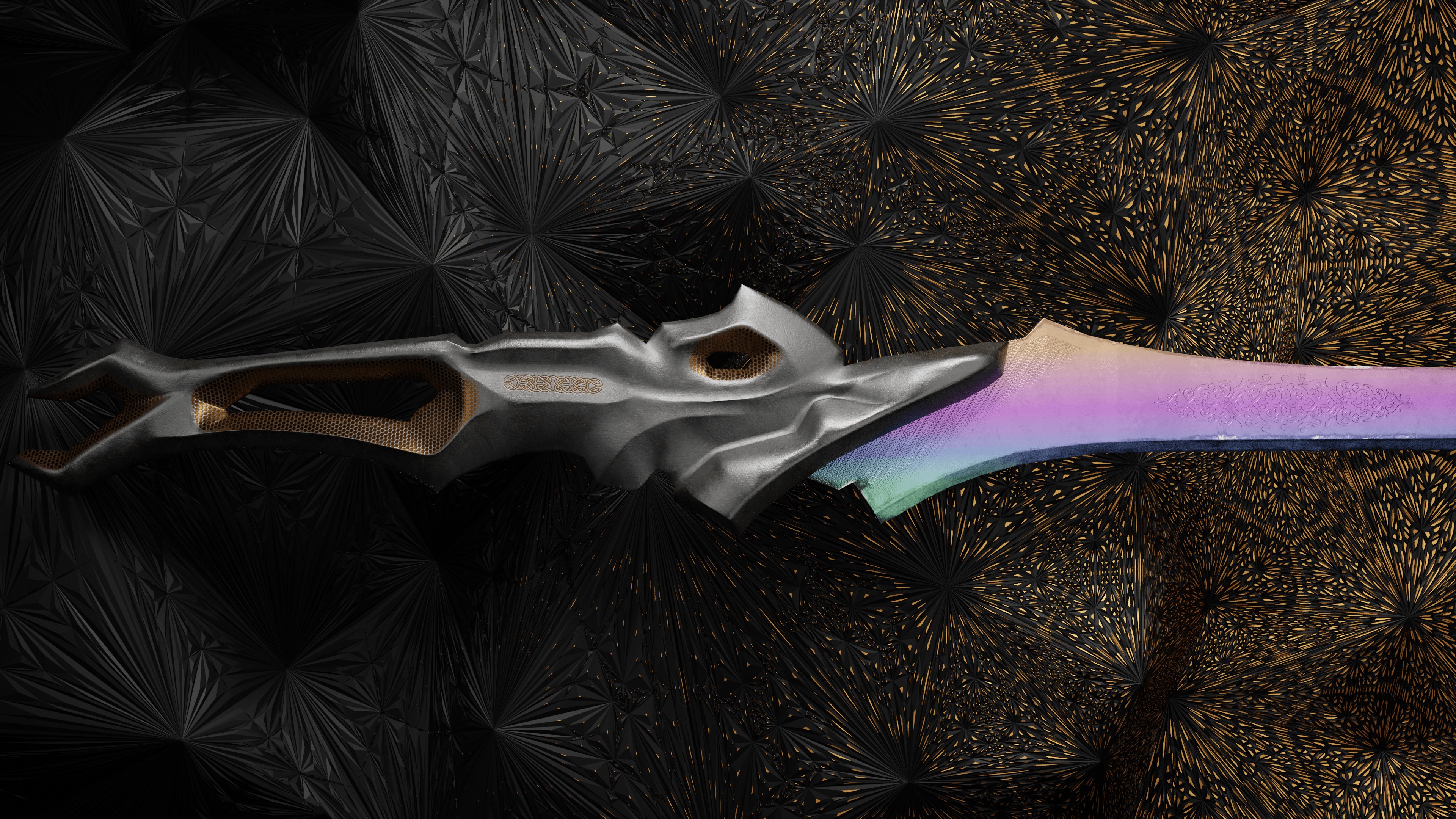 Sloth Sword Free low-poly 3D model_8