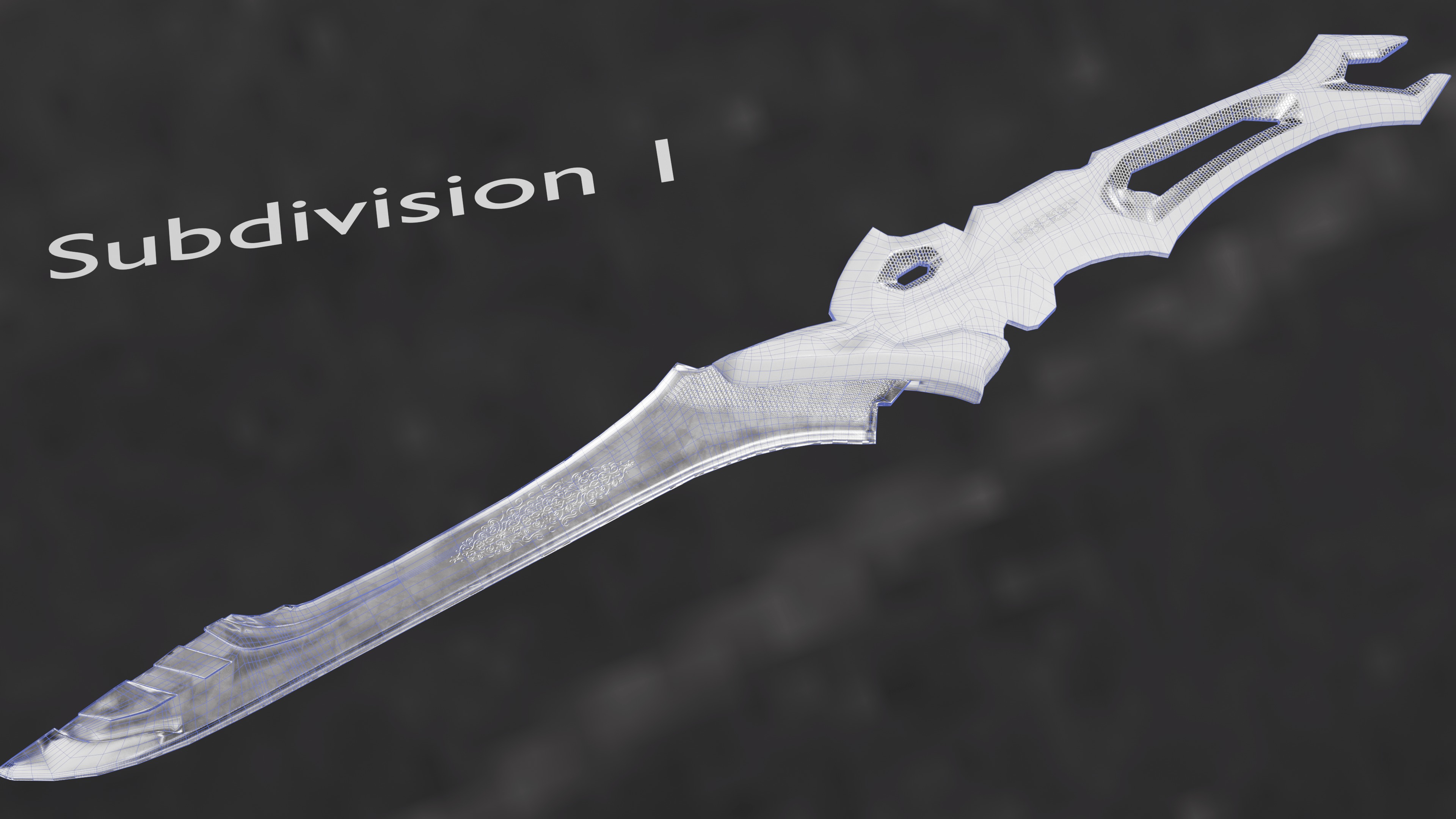 Sloth Sword Free low-poly 3D model_17