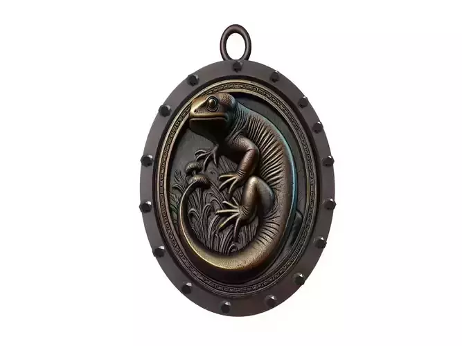 Newt Animal Pendant