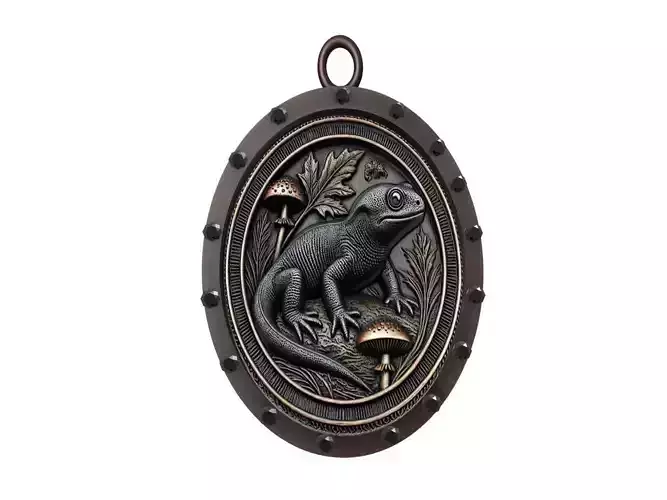 Newt Animal Pendant