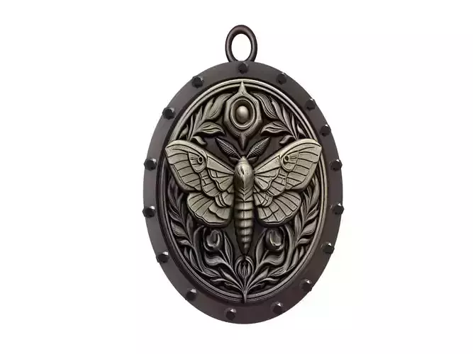 Moth Animal Pendant