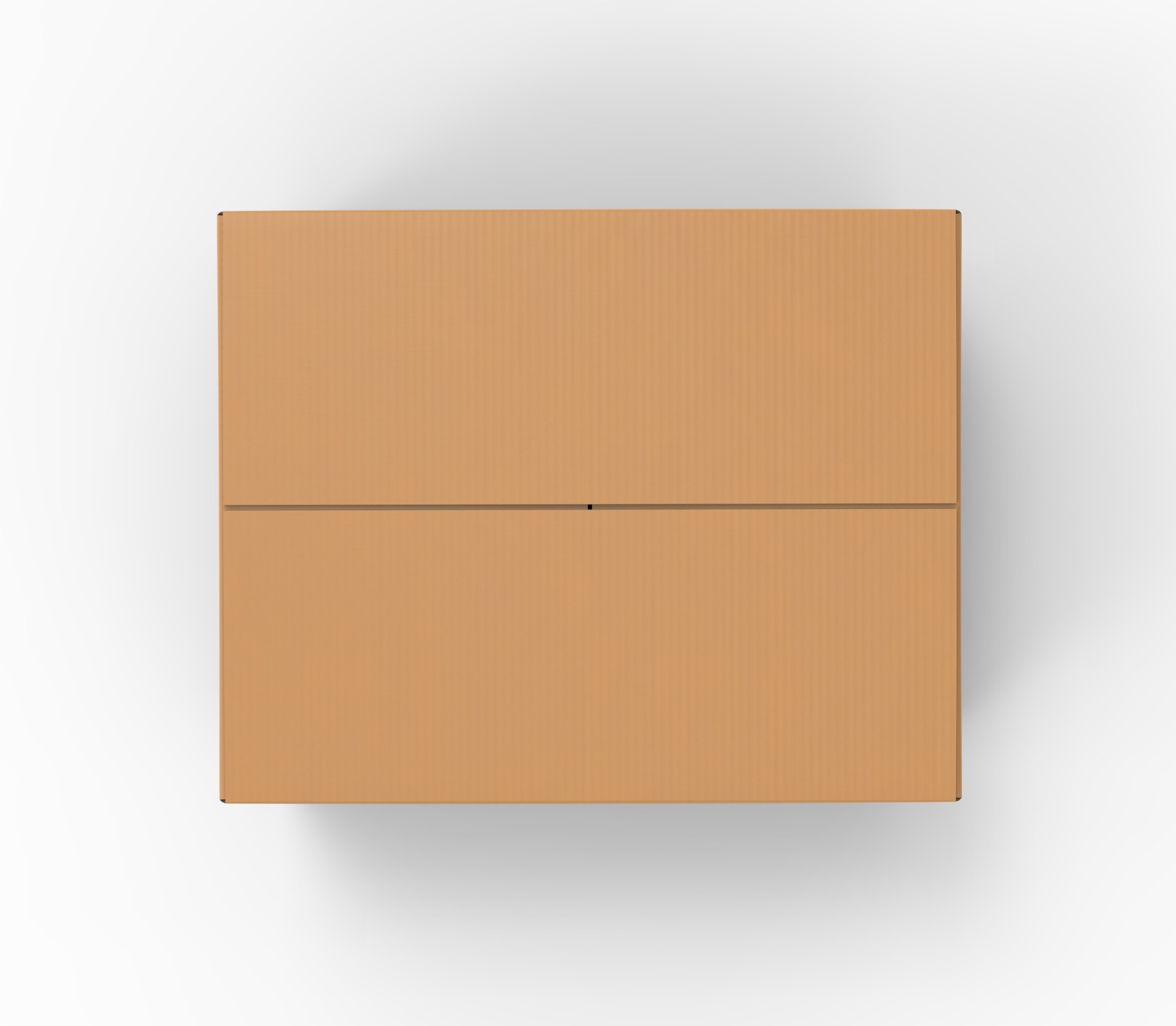 Cardboard box sealed 1 3D model_5