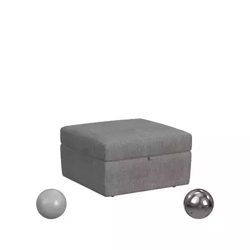 Flexsteel Living Room Square Storage Ottoman