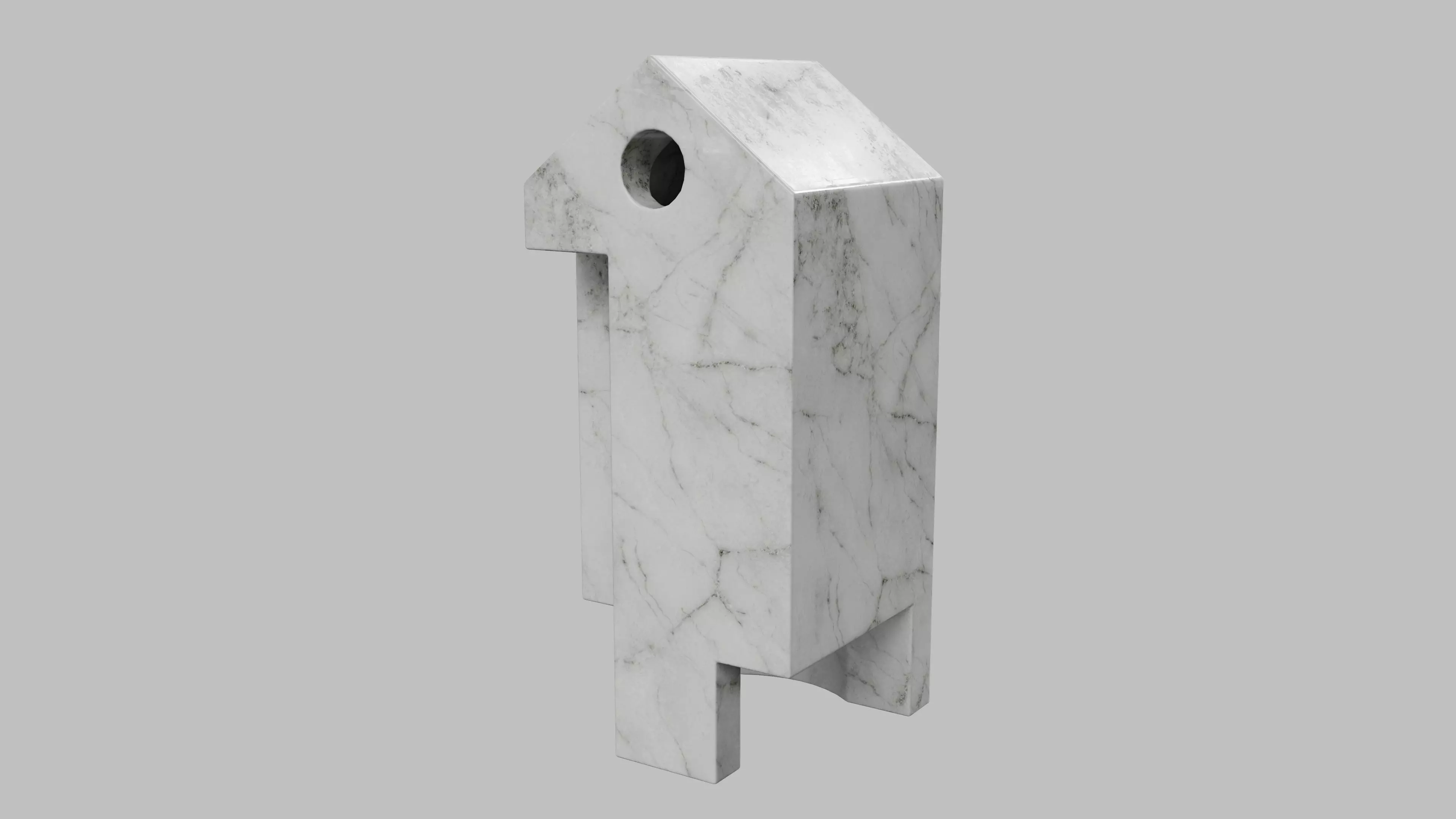 Village Lighthouse Deco 3D model