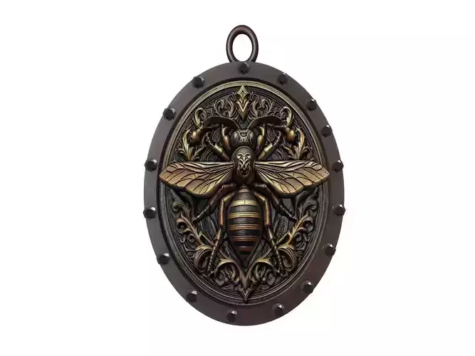 Wasp Animal Pendant
