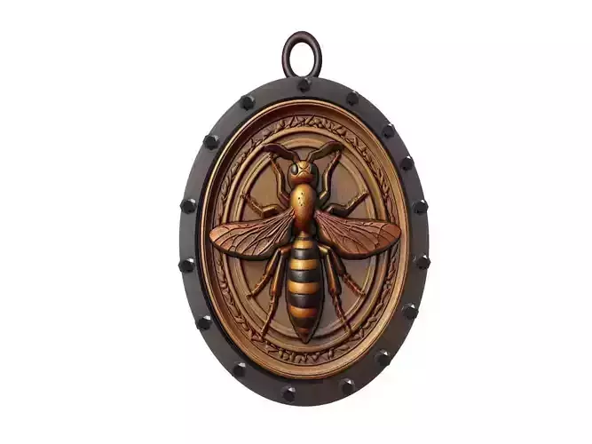 Wasp Animal Pendant