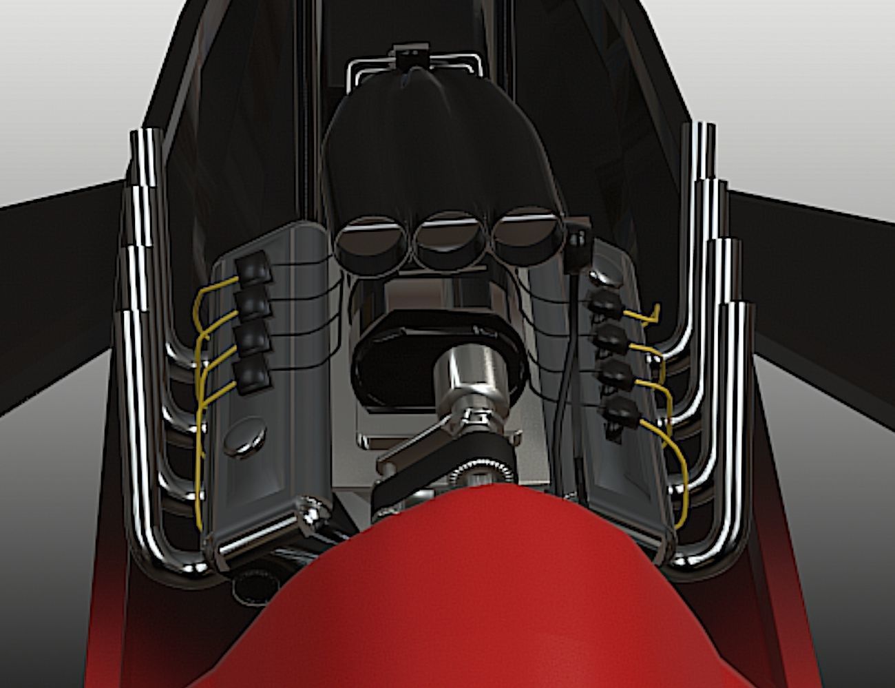 Drag Boat - Fast Motion - High Poly 3D Model 3D model_8