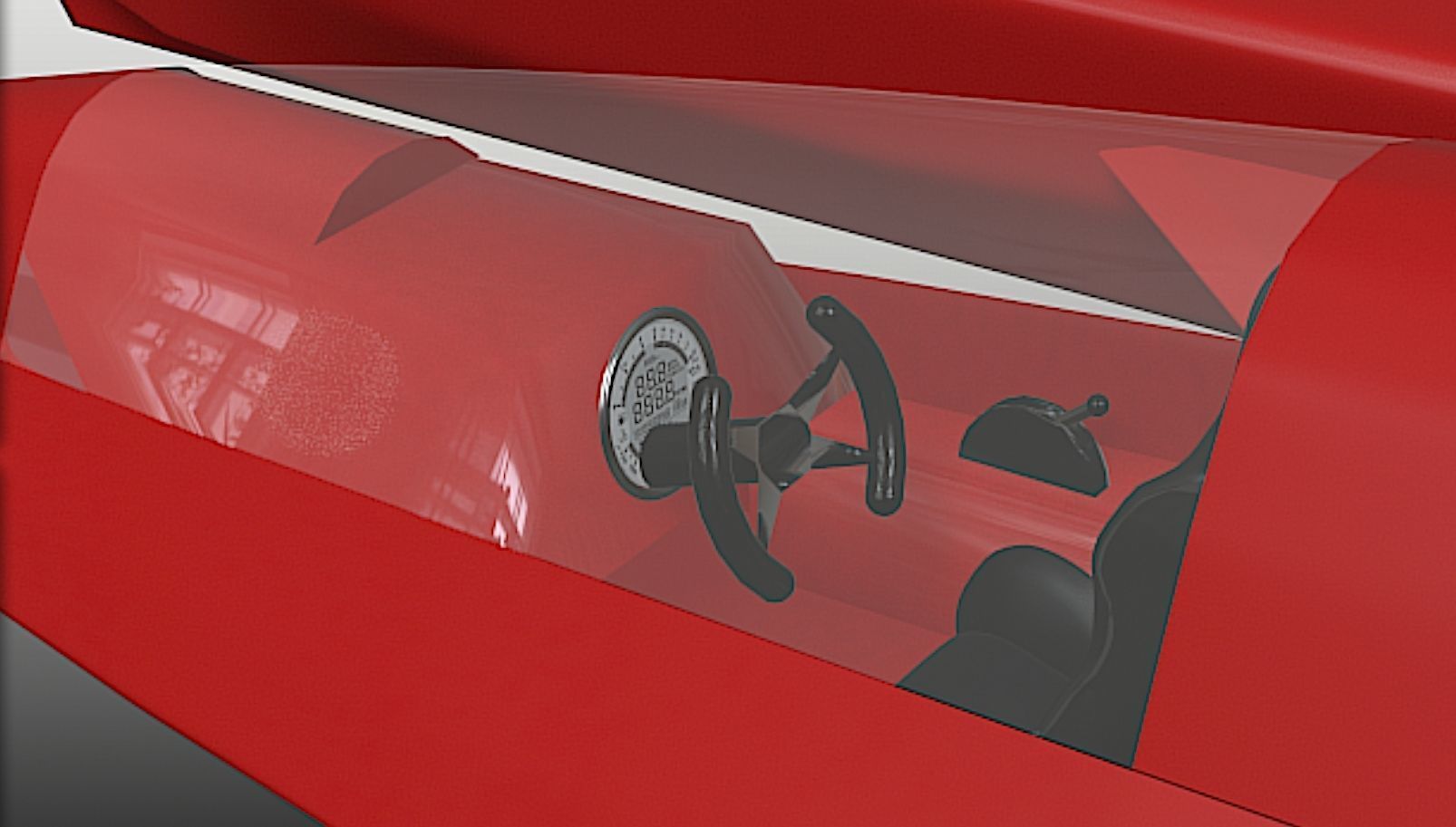 Drag Boat - Fast Motion - High Poly 3D Model 3D model_12