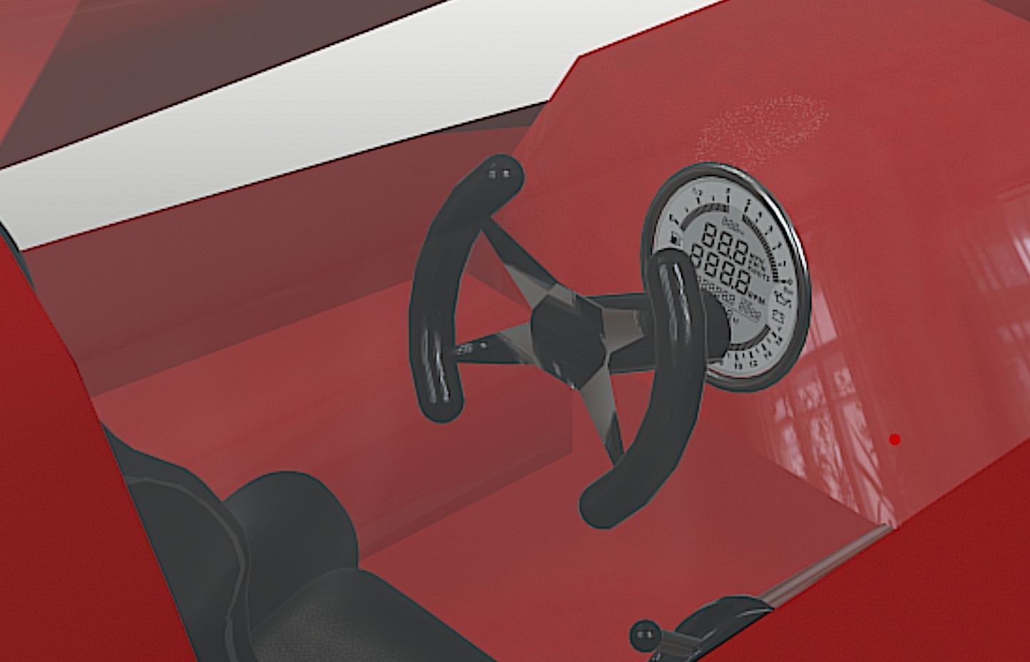 Drag Boat - Fast Motion - High Poly 3D Model 3D model_13