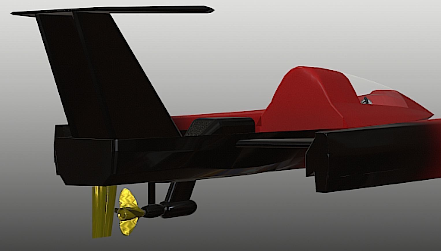 Drag Boat - Fast Motion - High Poly 3D Model 3D model_18