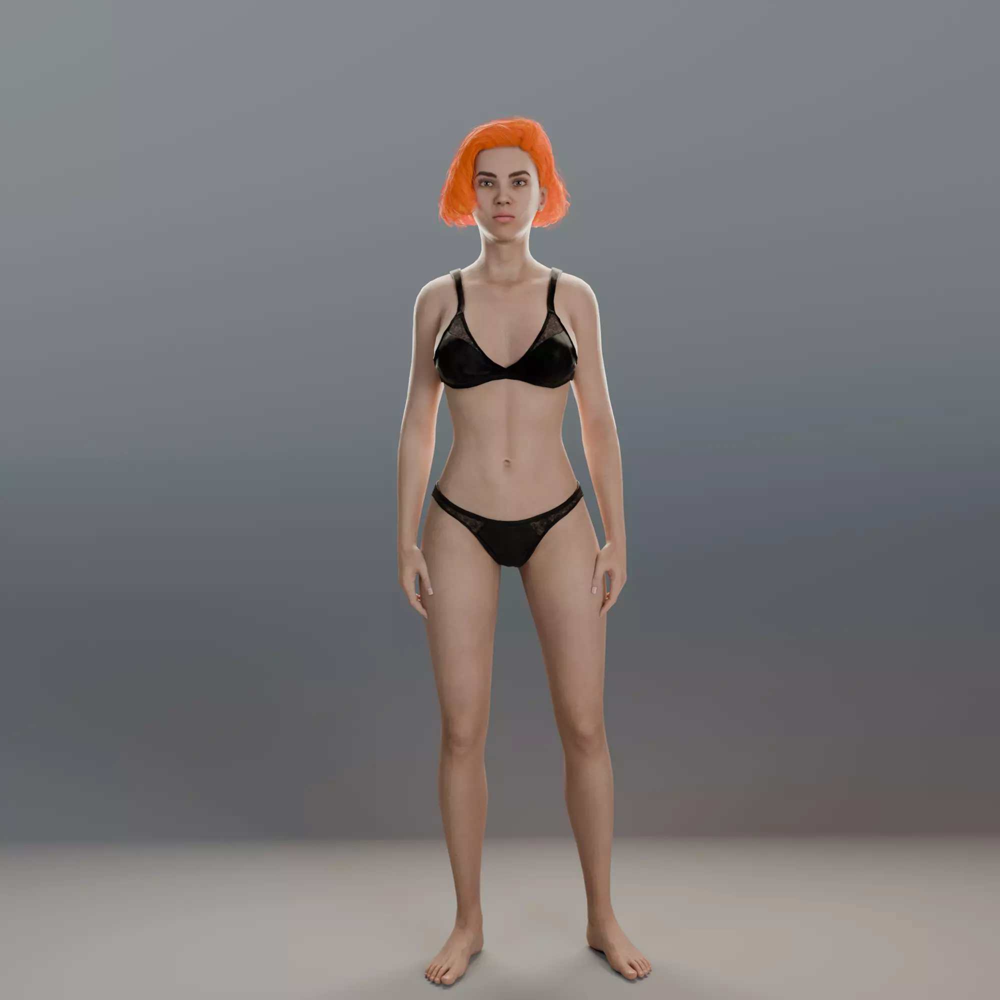 Diana Models 3D Low-poly 3D model_1