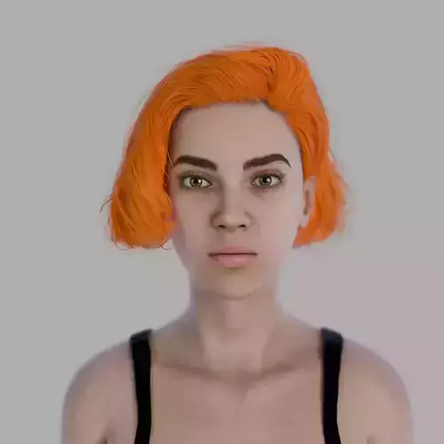 Diana Models 3D Low-poly 3D model