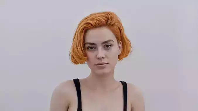 Diana Models 3D Low-poly 3D model
