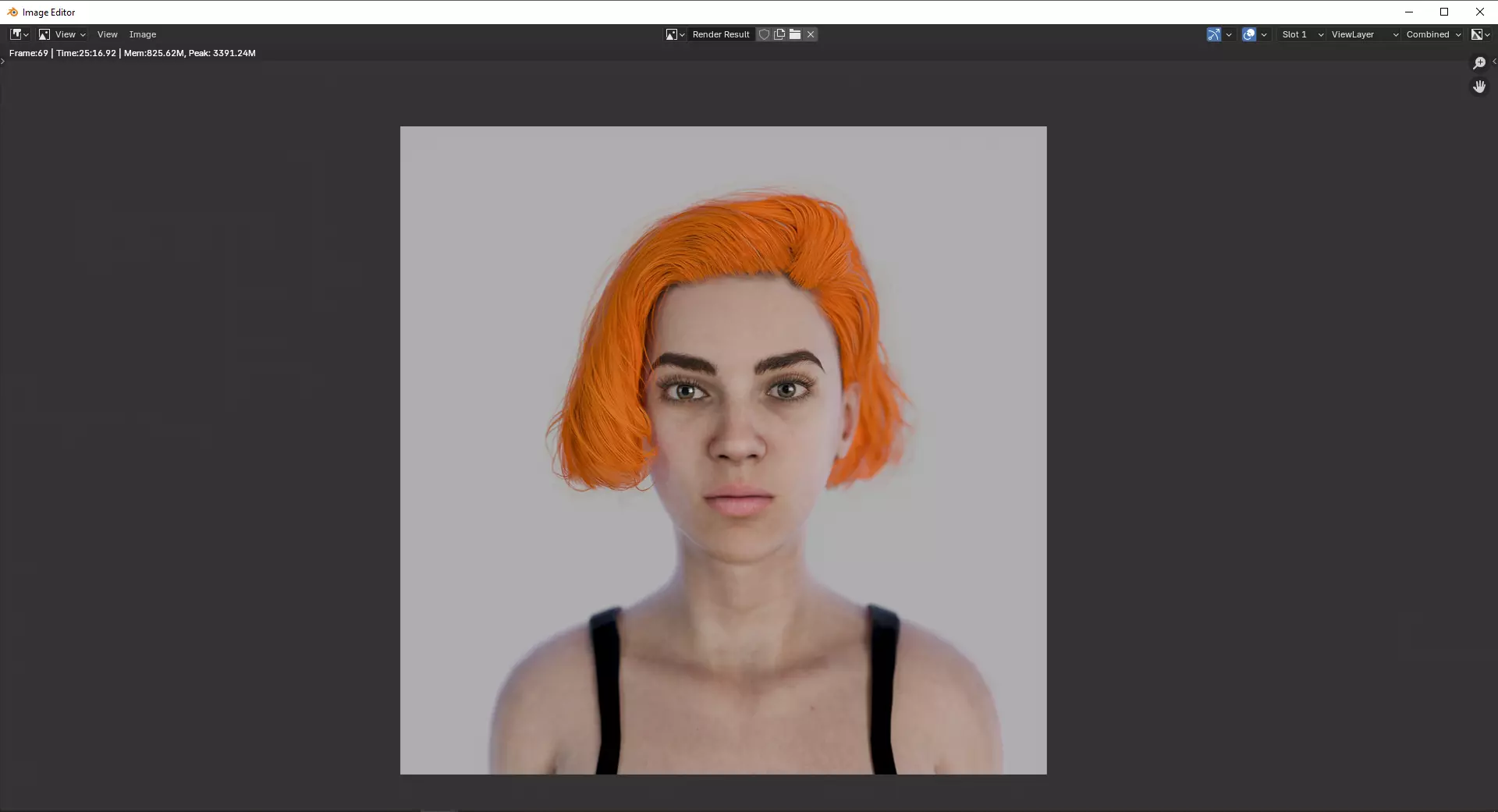 Diana Models 3D Low-poly 3D model_3