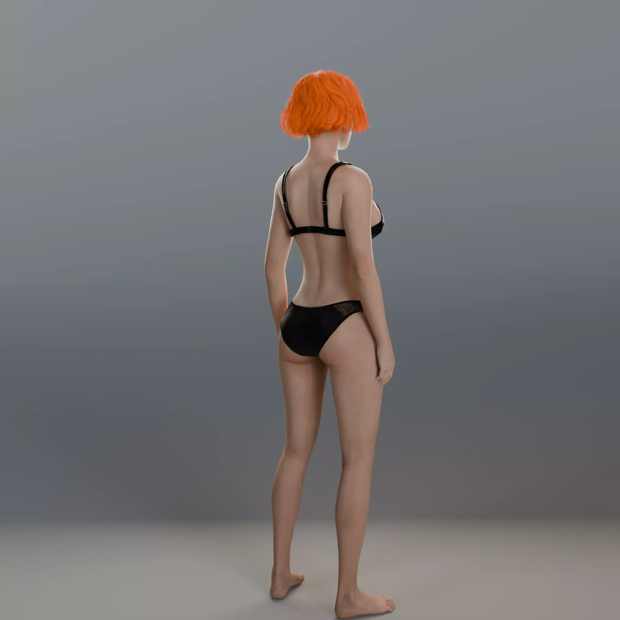 Diana Models 3D Low-poly 3D model_2