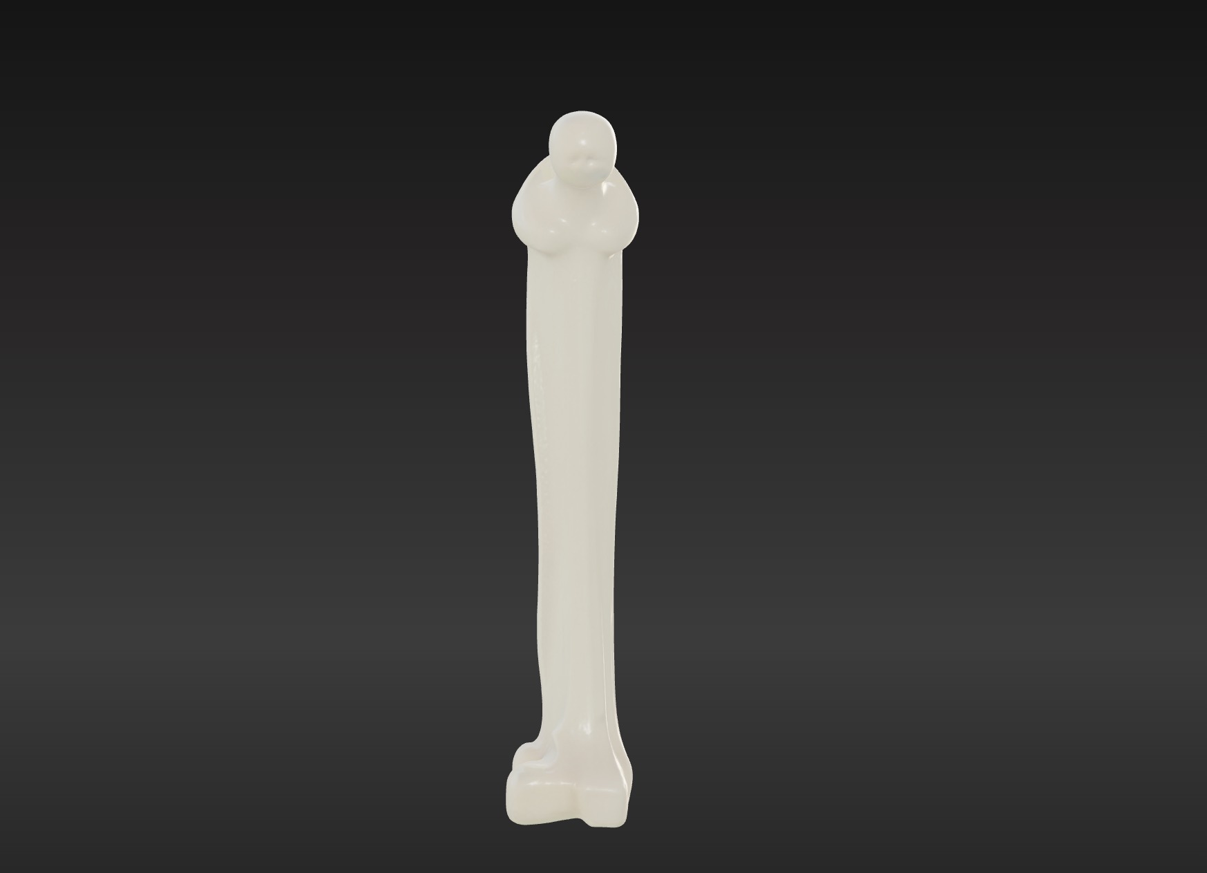 3D Femur Bone Model 3D print model_1