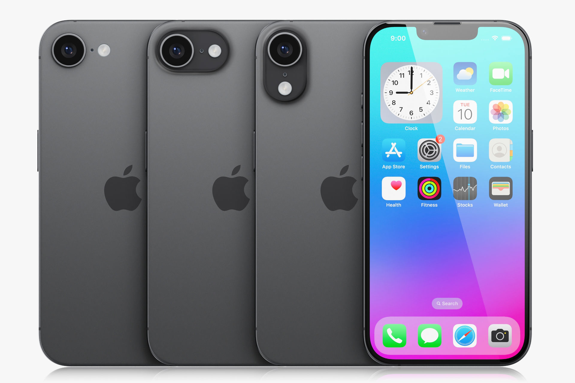 Apple iPhone 16E v1 3D model_3