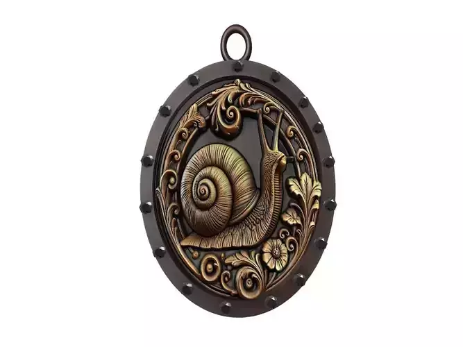 Snail Animal Pendant