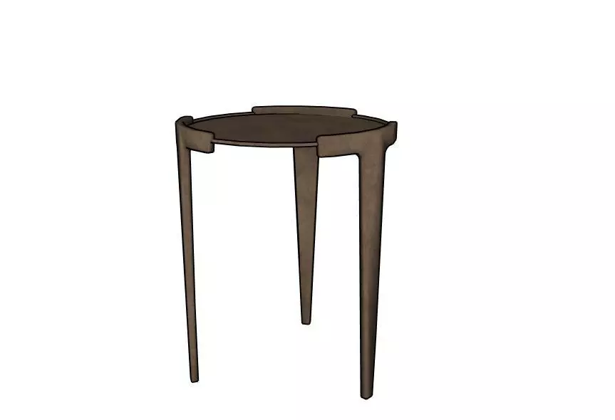 Hero Side Table by Piet Boon  3D model_0