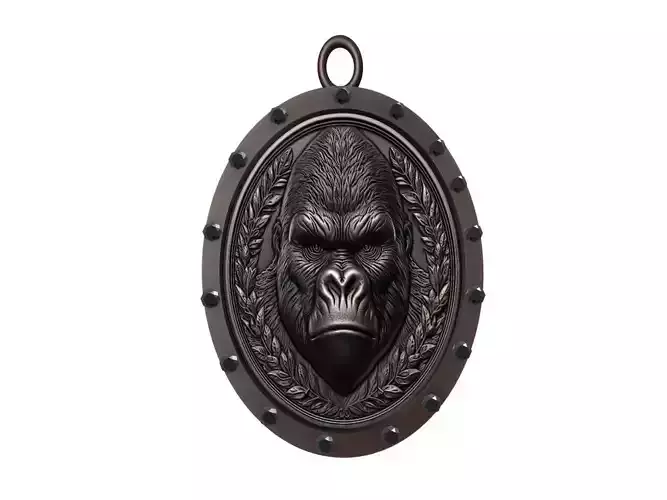 Gorilla Animal Pendant