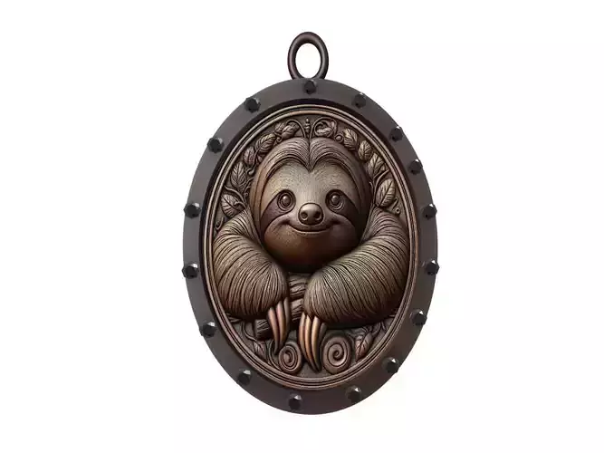 Sloth Animal Pendant