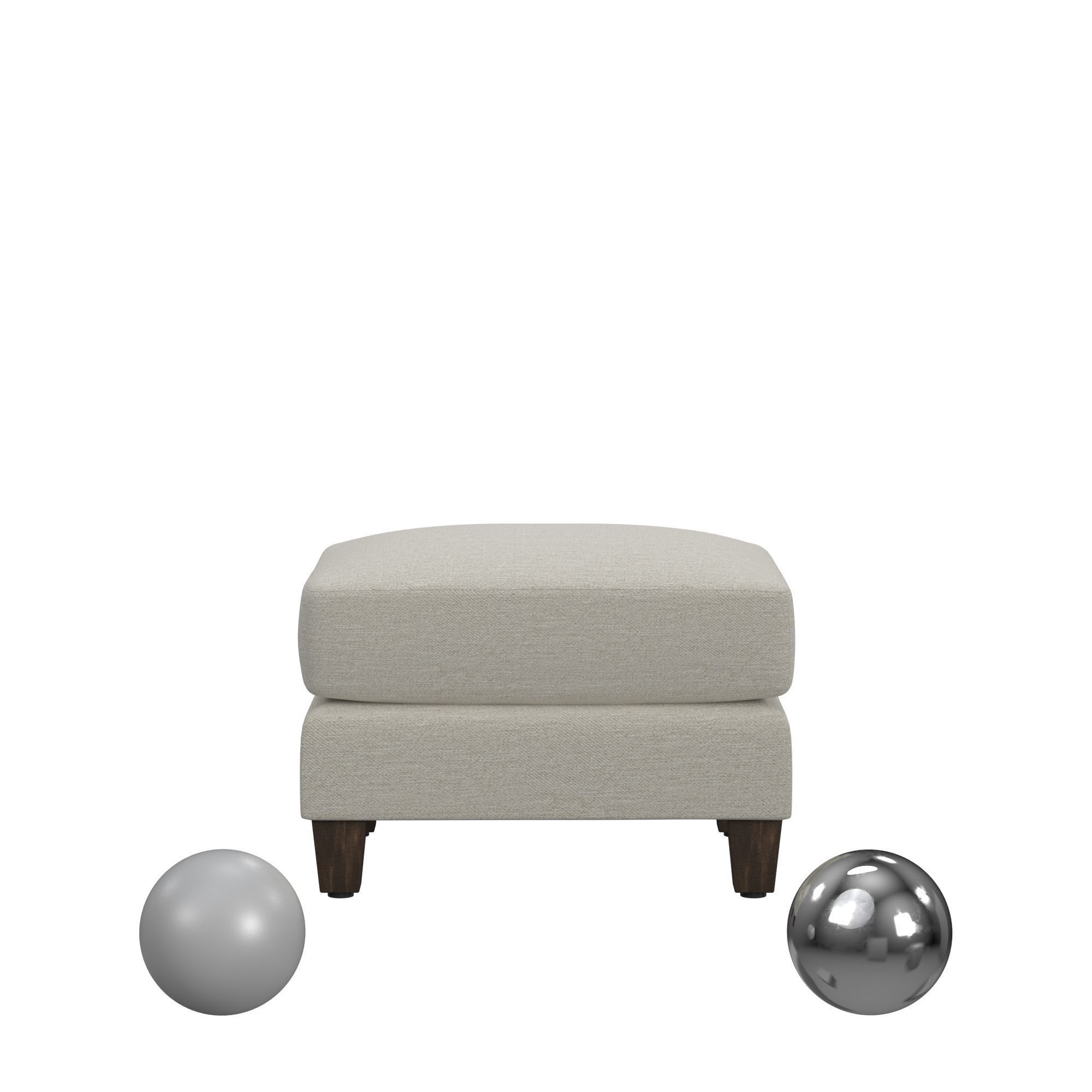 Flexsteel Jay Ottoman 3D model_1