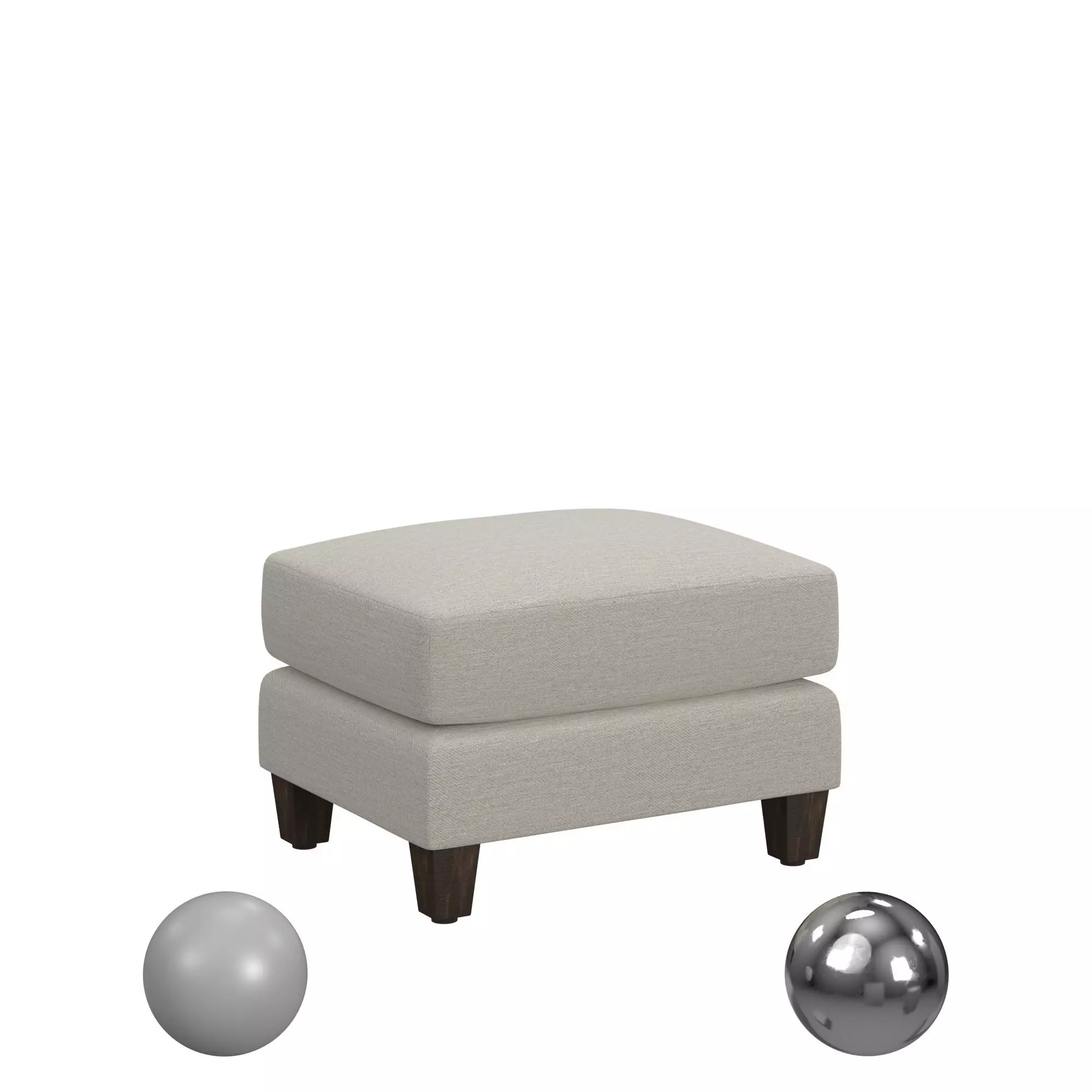 Flexsteel Jay Ottoman 3D model_0
