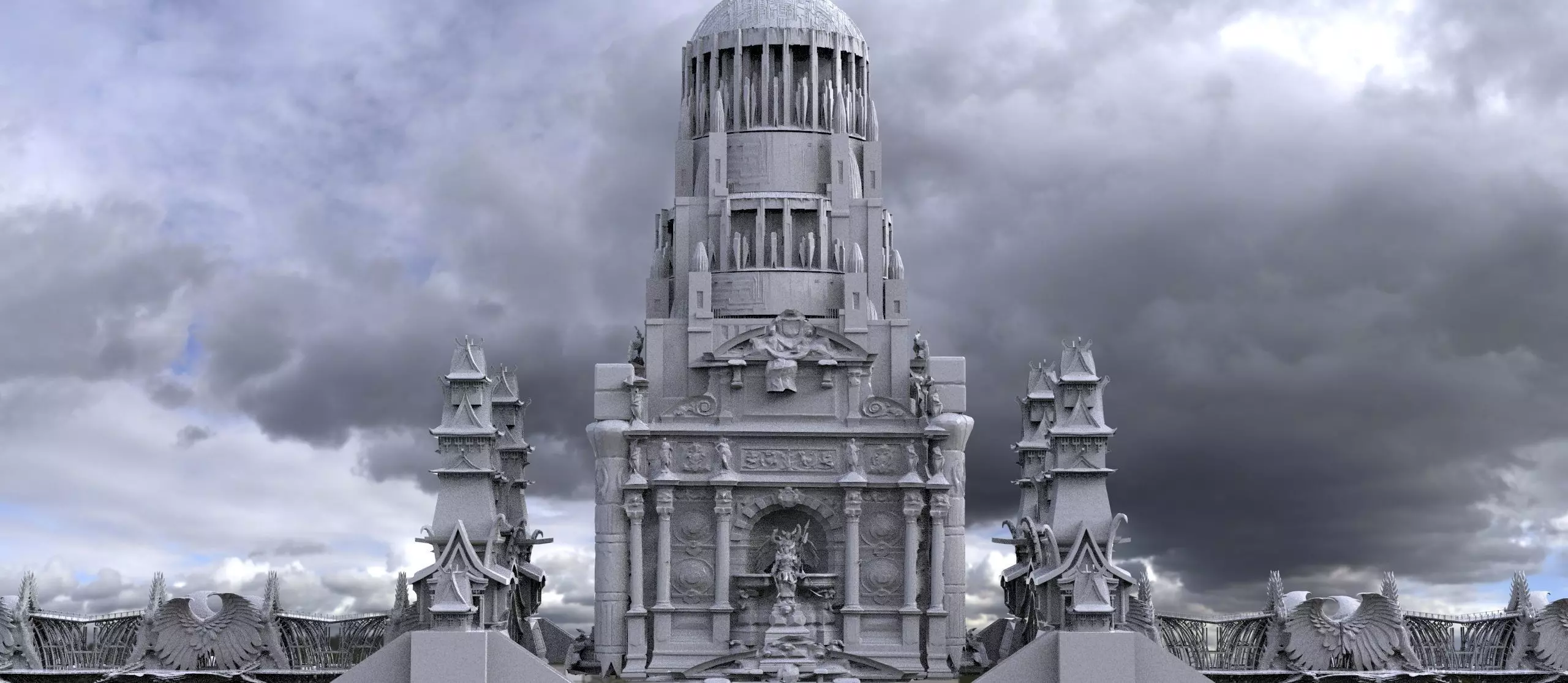 Dukes Grand tower 3D model_0