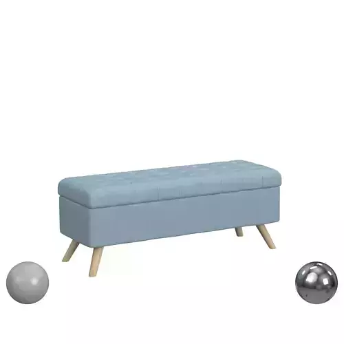 HomePop Modern Tufted Storage Bench