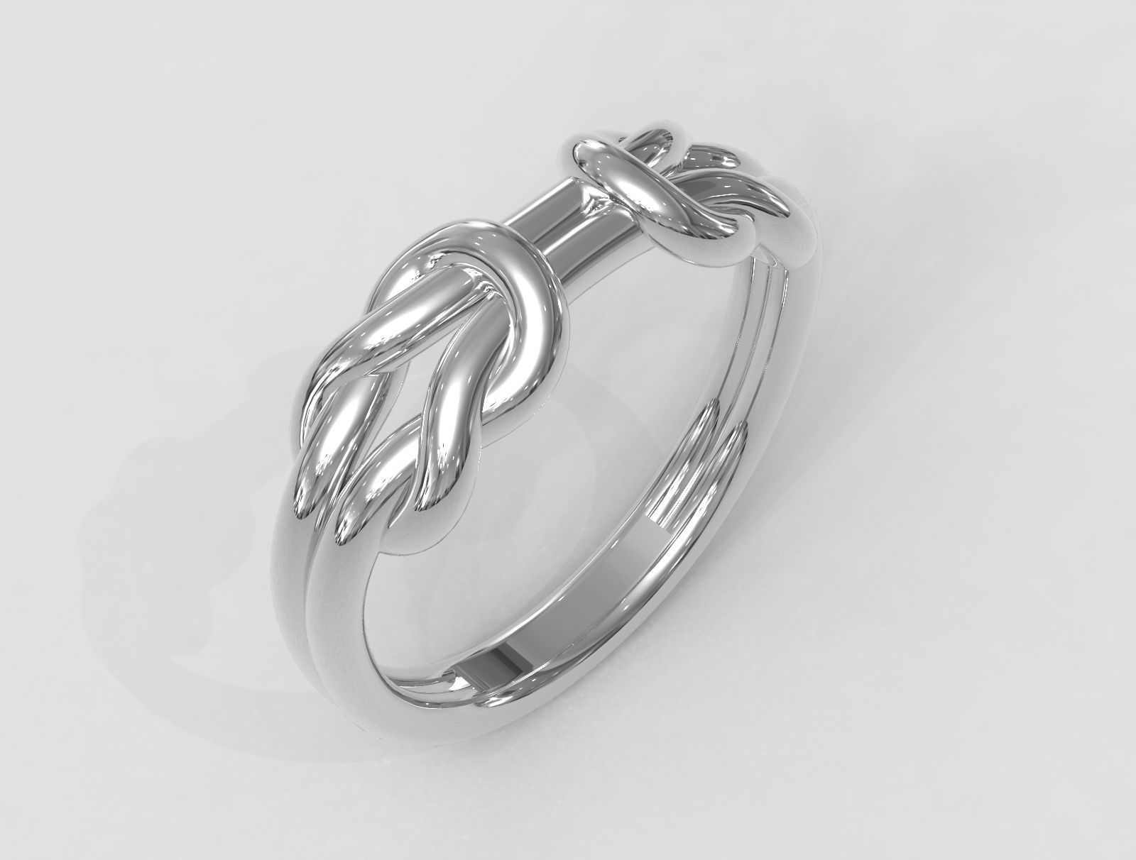 Knot Ring 3D print model_2