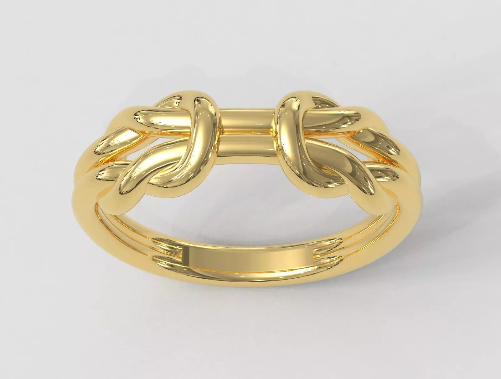 Knot Ring 3D print model_0