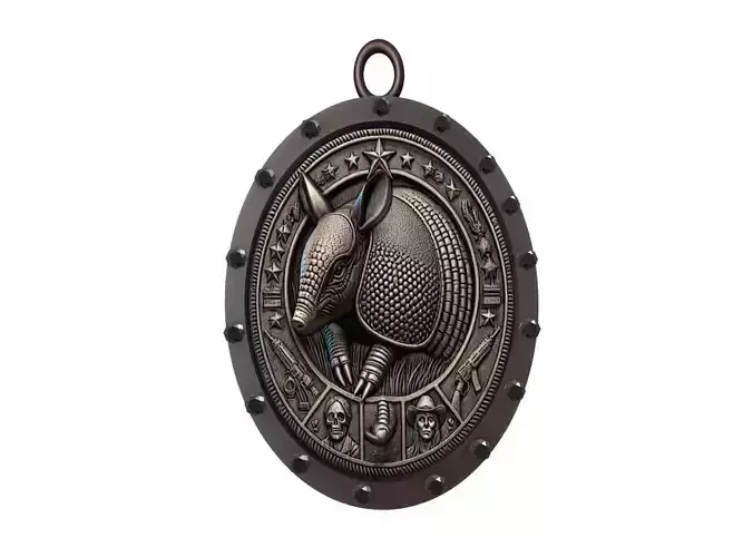 Armadillo Animal Pendant