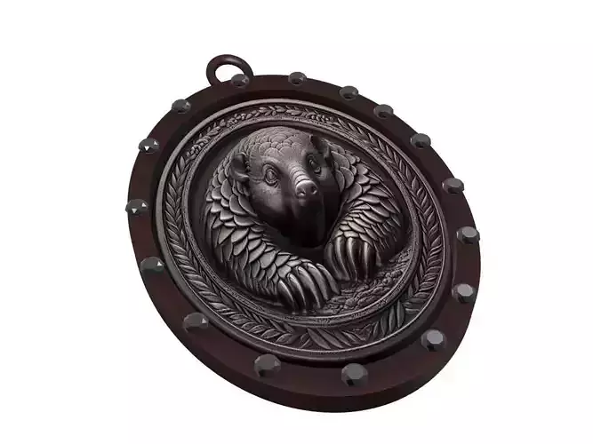 Pangolin Animal Pendant