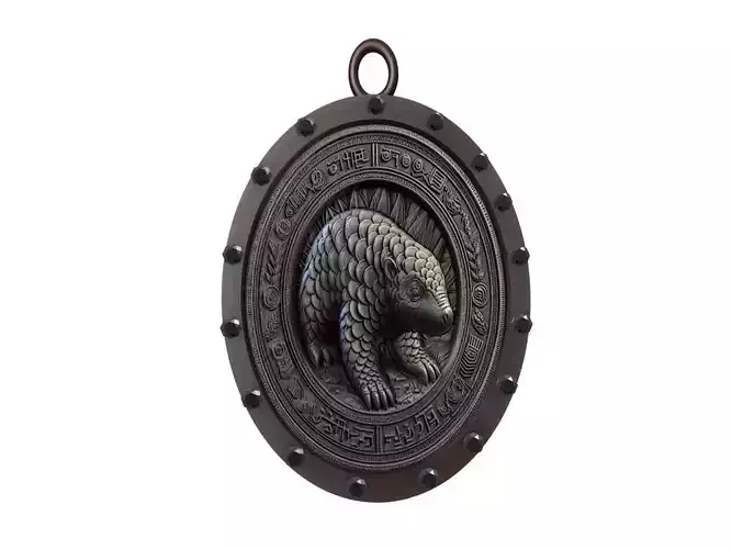 Pangolin Animal Pendant