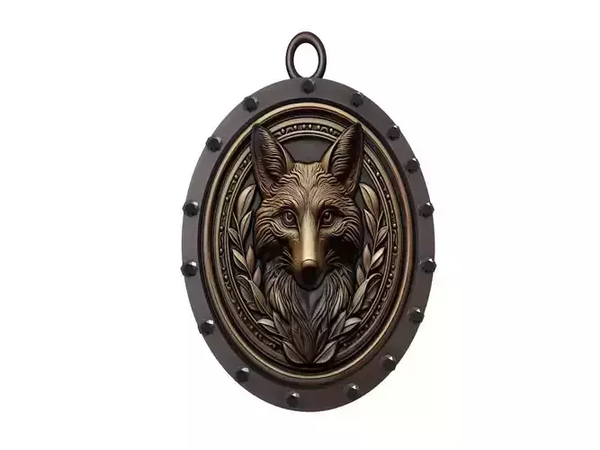 Jackal Animal Pendant