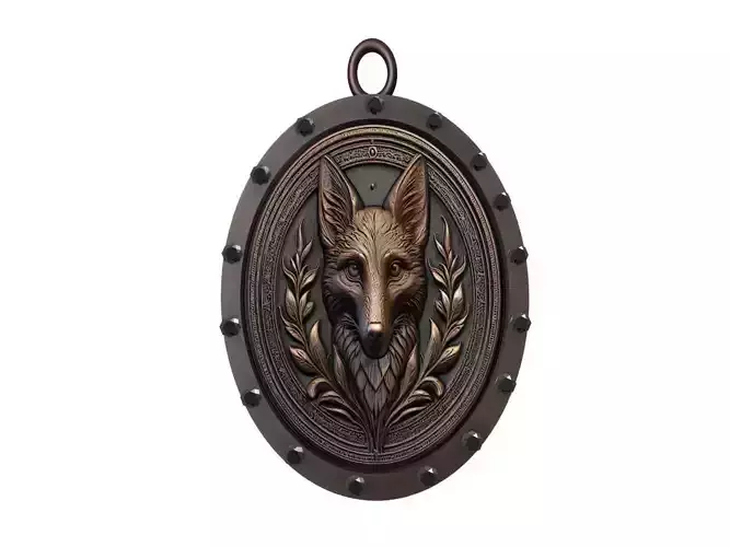 Jackal Animal Pendant