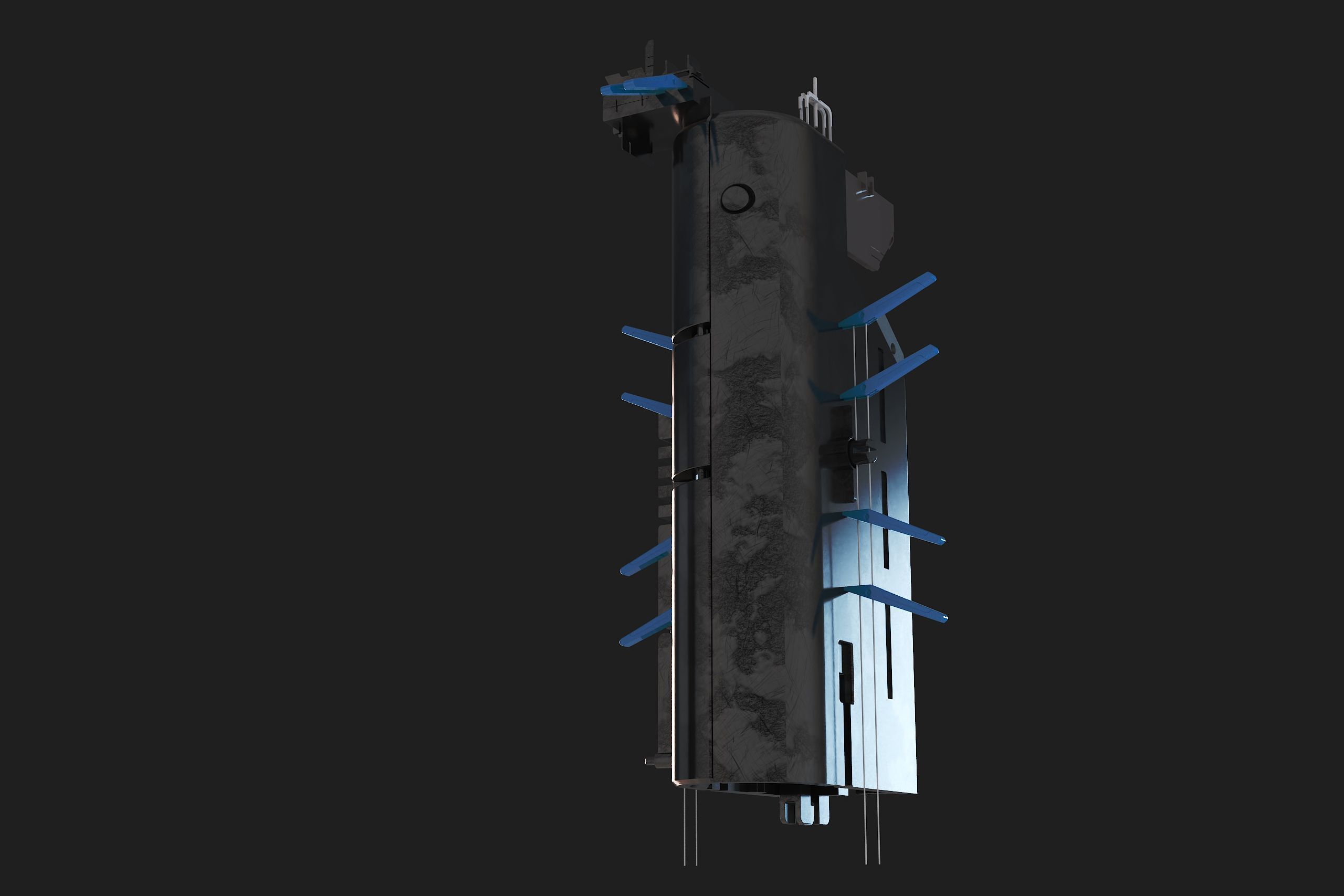 probe scifi robotic vol2 3D model_9