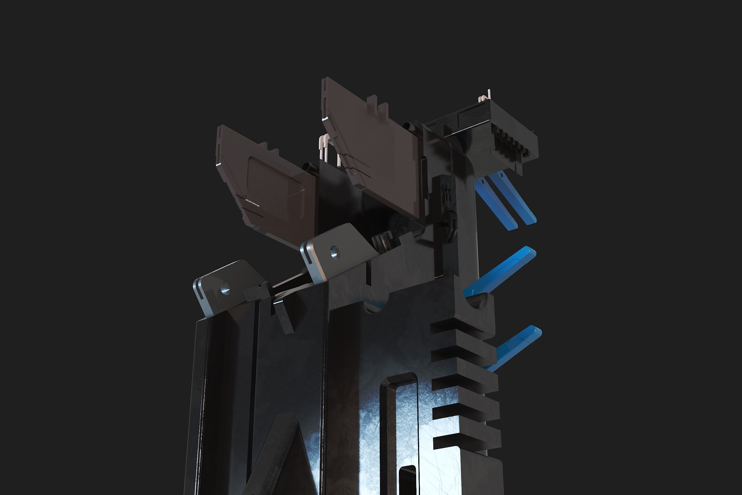 probe scifi robotic vol2 3D model_7