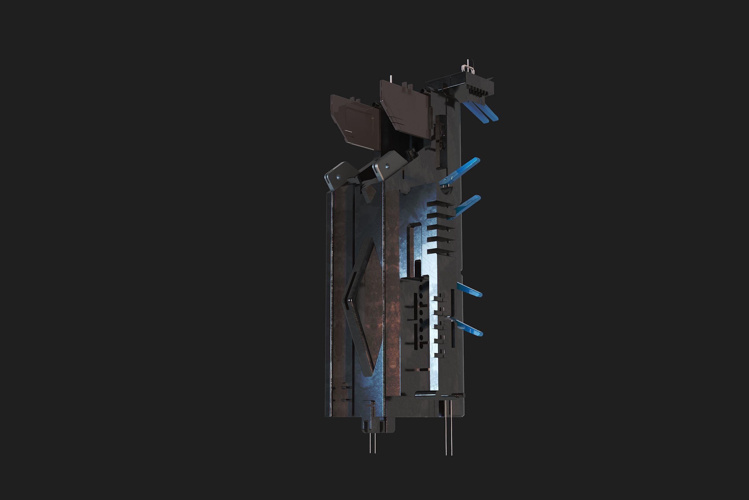 probe scifi robotic vol2 3D model_1