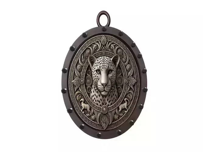 Leopard Animal Pendant