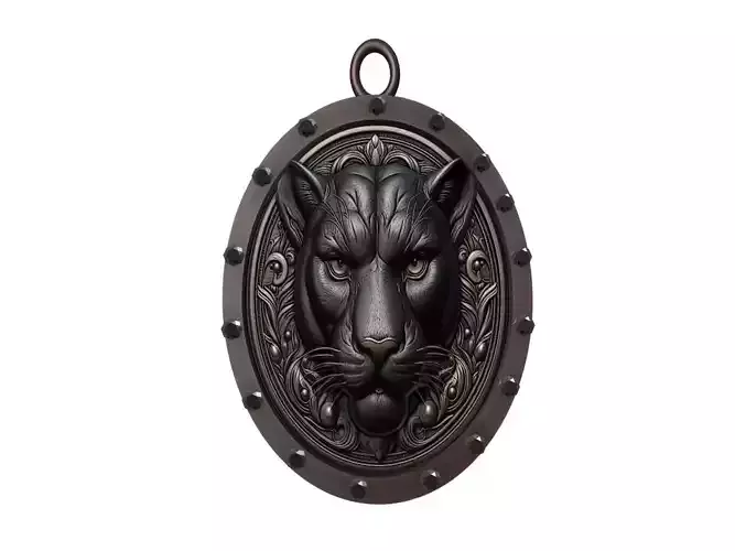 Panther Animal Pendant