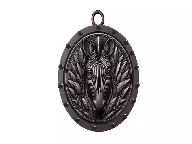 Zebra Animal Pendant