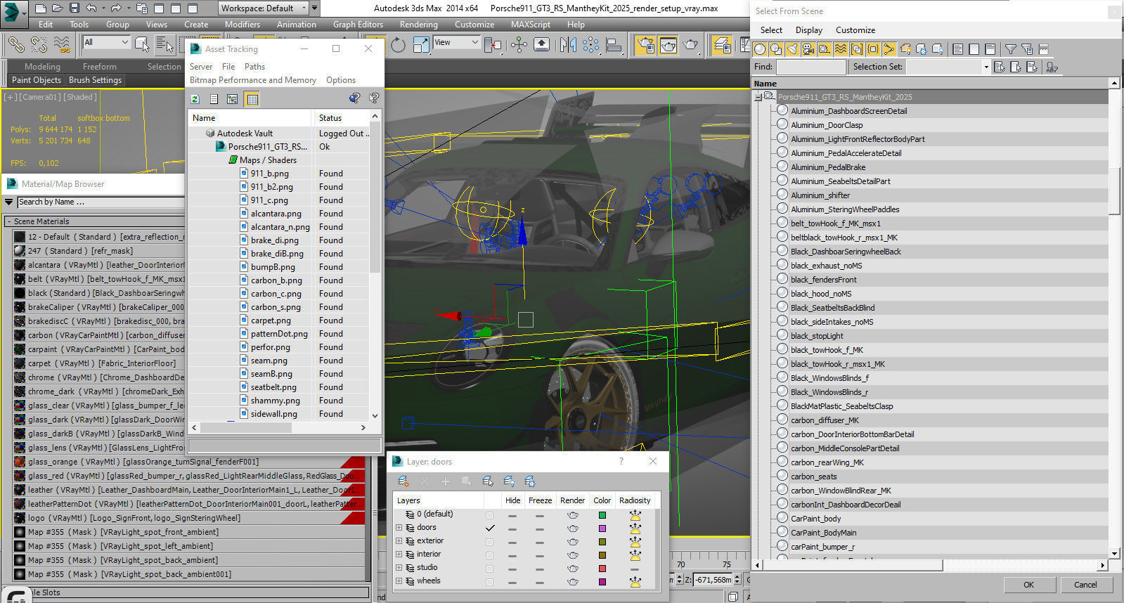 Porsche 911 GT3 RS 992 Manthey Kit 2025 3D model_39